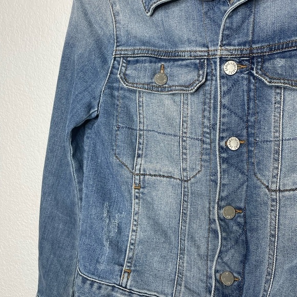 Zadig & Voltaire jacket denim “Kioky” sz small WFCT3403F - Picture 4 of 10